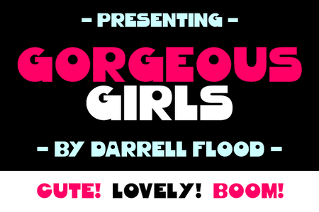 Gorgeous Girls font